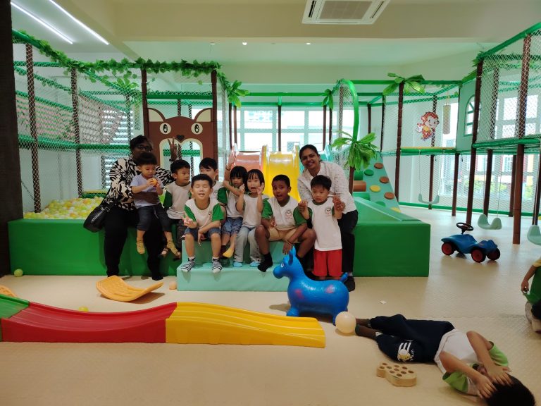 Kids having fun in the play area at Wulala Kidzland